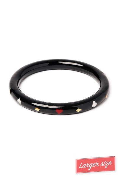 Splendette Casino Queen of Diamonds DUCHESS Narrow Bangle