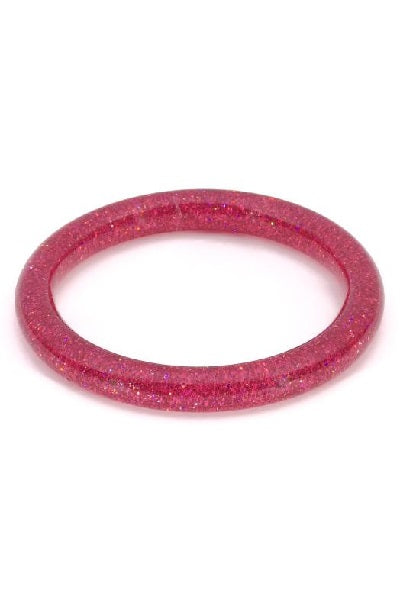 Splendette Glitter Peony CLASSIC Narrow Bangle