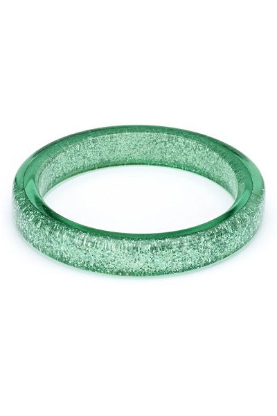 Splendette Glitter Green Lagoon CLASSIC Midi Bangle