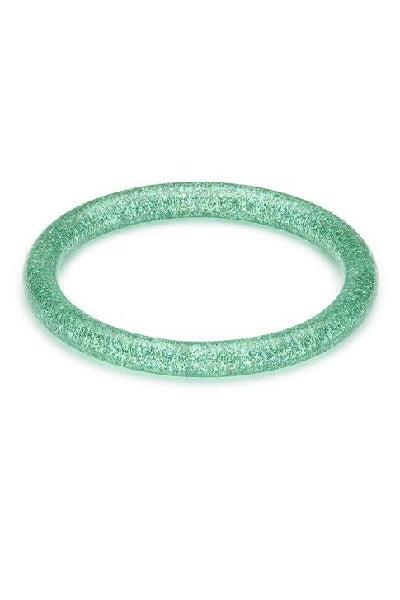Splendette Glitter Green Lagoon CLASSIC Narrow Bangle