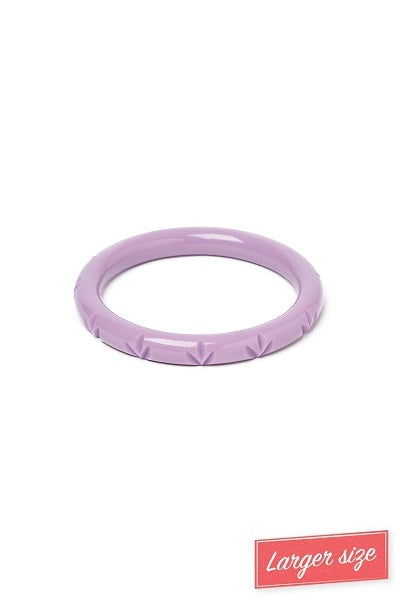 Splendette Heavy Carve Heather DUCHESS Narrow Bangle