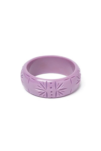 Splendette Heavy Carve Heather CLASSIC Wide Bangle