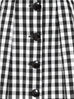 Collectif Josualda Gingham Swing Skirt Black/White (SIZE 18 ONLY)