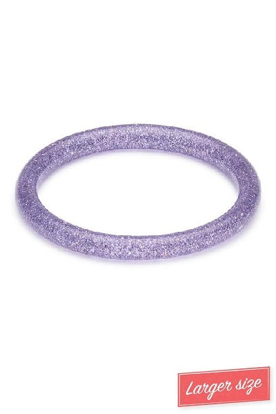 Splendette Glitter Lilac DUCHESS Narrow Bangle