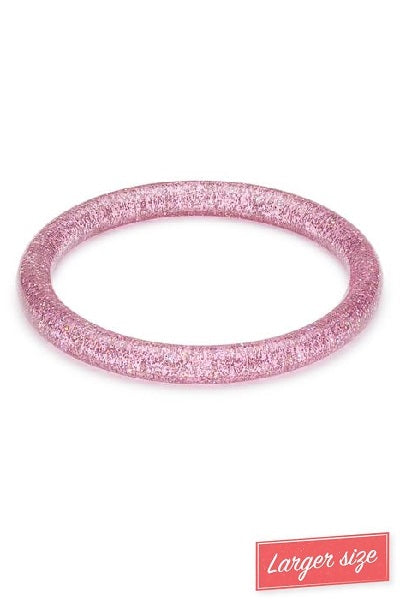 Splendette Glitter Pale Pink DUCHESS Narrow Bangle