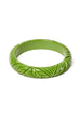 Splendette Heavy Carve Palm CLASSIC Midi Bangle