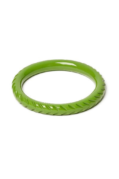 Splendette Heavy Carve Palm CLASSIC Narrow Bangle