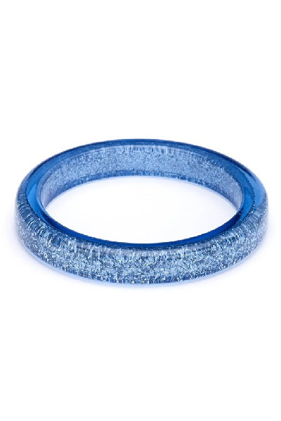 Splendette Glitter Powder Blue CLASSIC Midi Bangle