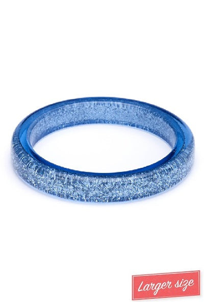 Splendette Glitter Powder Blue DUCHESS Midi Bangle