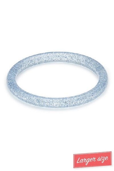 Splendette Glitter Powder Blue DUCHESS Narrow Bangle