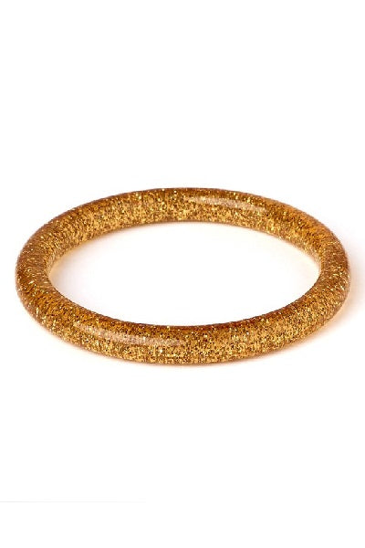 Splendette Glitter Pale Gold CLASSIC Narrow Bangle