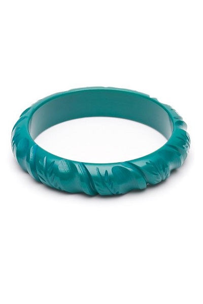 Splendette Heavy Carve Jade CLASSIC Midi Bangle