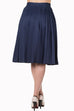 Banned Retro Take A Hike Skirt Navy (S & M ONLY)