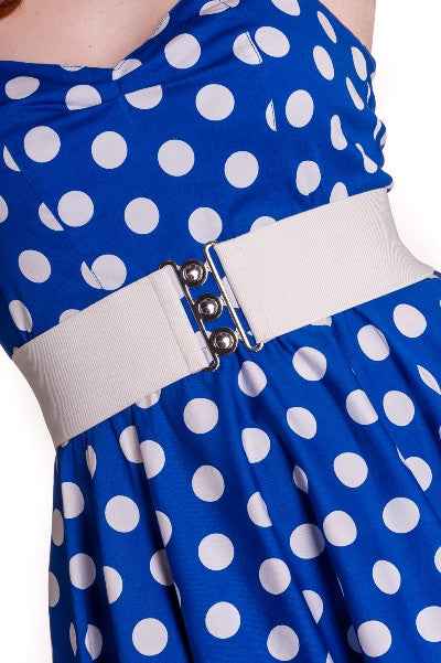 Hell Bunny Retro White Belt (M ONLY)