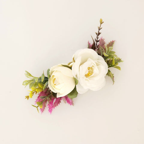 Gwynnie's Accessories | Margaret Hair Flower White Whisper