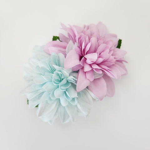 Gwynnie's Handmade Hair Flower - Easter Blooms Hoppy | Lavender/Ice