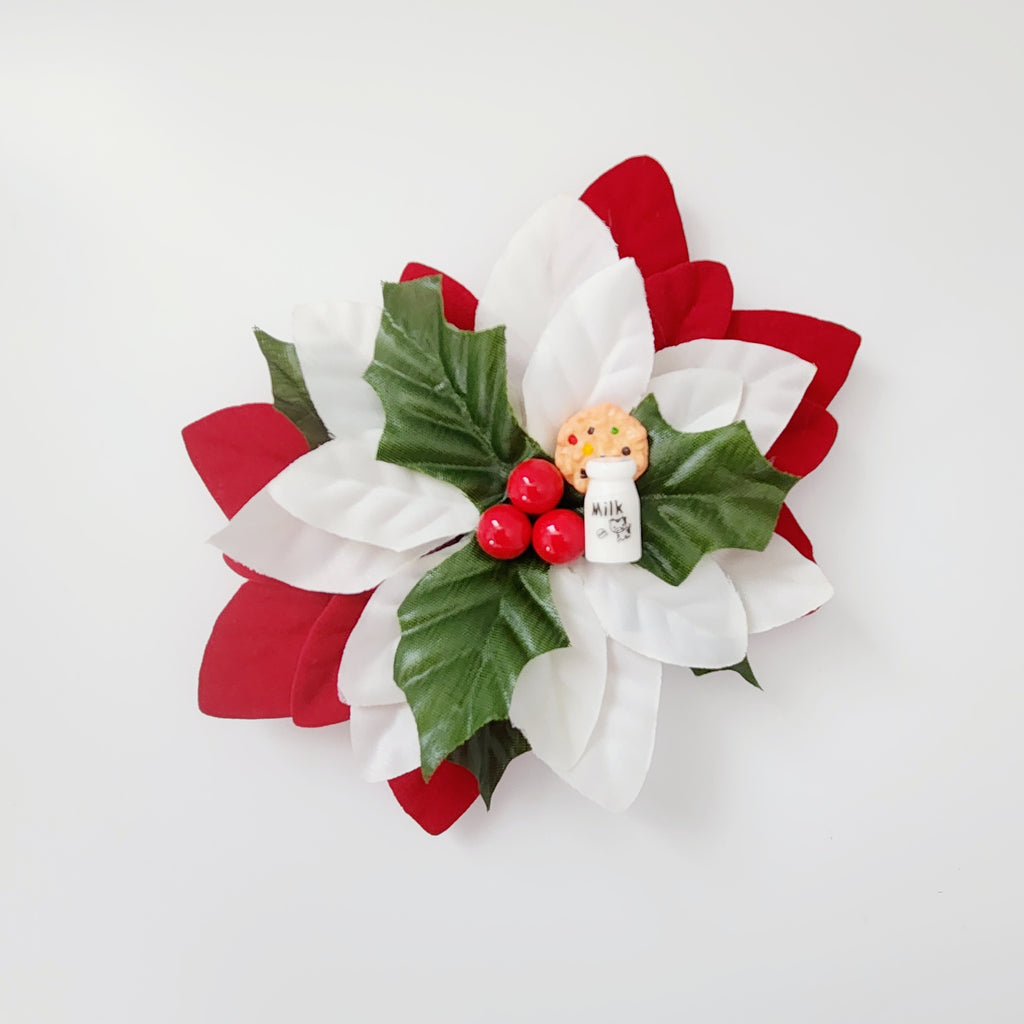 Gwynnie's Hair Flower - Christmas Milk & Cookies