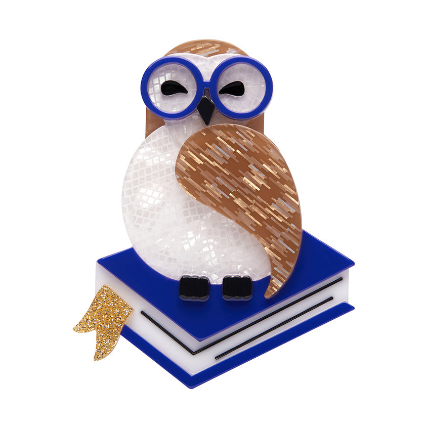 Erstwilder Brooch - 2023 Fan Favourites Studious Snow Owl