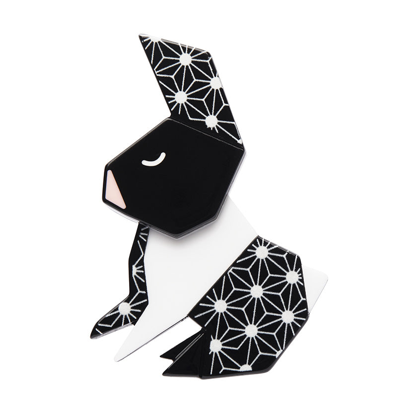 Erstwilder Brooch - Origami The Sleeping Rabbit