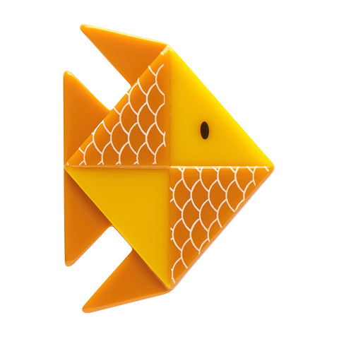 Erstwilder Brooch - Origami The Memorable Goldfish