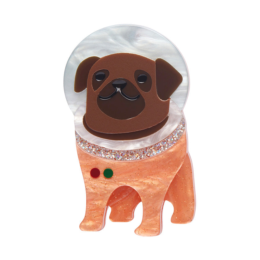 Erstwilder Brooch  -  Mission to the Moon | Interplanetary Pug