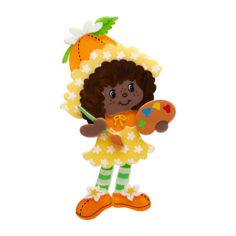 Erstwilder Brooch  - Strawberry Shortcake | Orange Blossom
