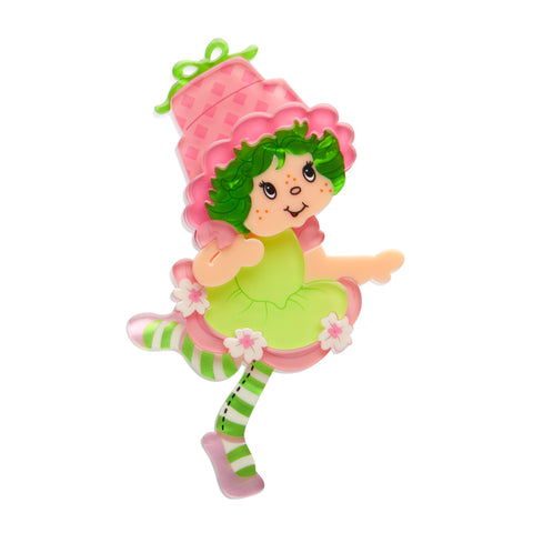 Erstwilder Brooch  - Strawberry Shortcake | Lime Chiffon
