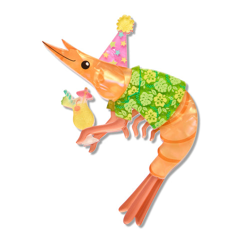 Erstwilder Brooch - Pascal's Prawn Parade | Party Prawn