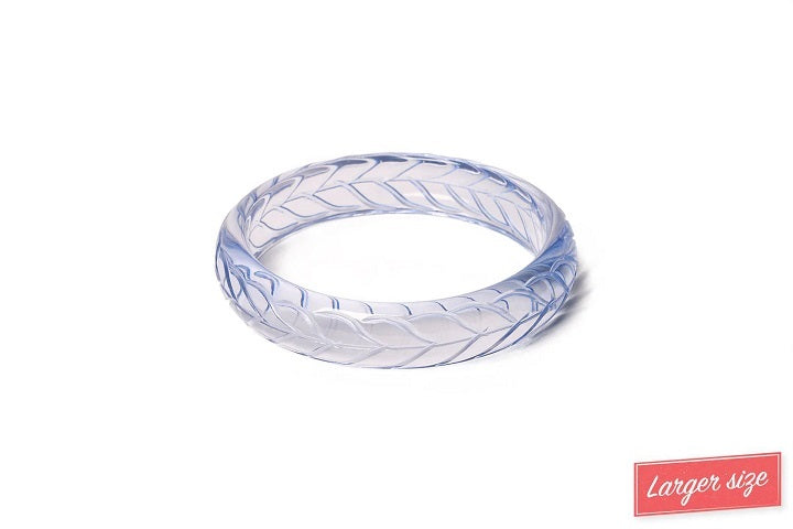 Splendette Clear Heavy Carve Breeze DUCHESS Midi Bangle