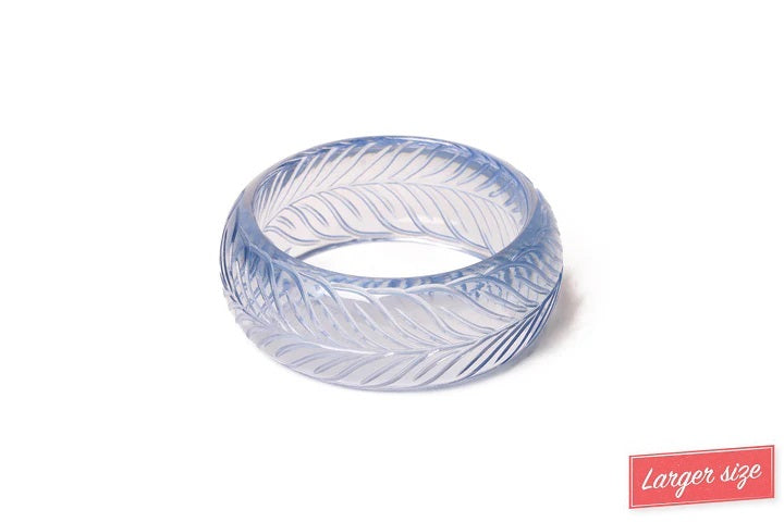 Splendette Clear Heavy Carve Breeze DUCHESS Wide Bangle