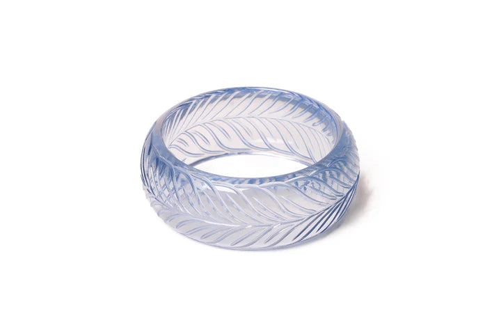 Splendette Clear Heavy Carve Breeze CLASSIC Wide Bangle