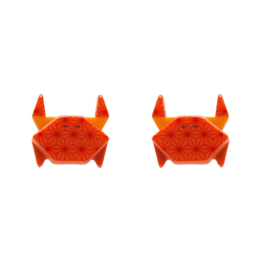 Erstwilder Earrings - Origami The Good Crab