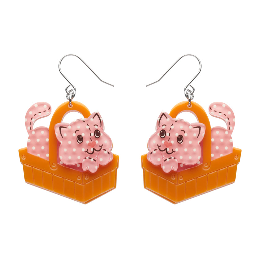 Erstwilder  Earrings - Strawberry Shortcake | Cozy Custard Cat