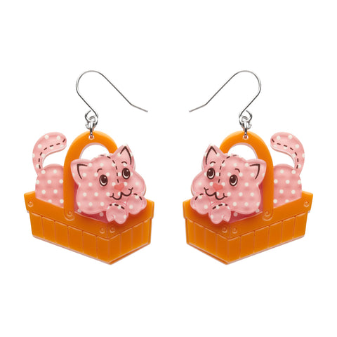 Erstwilder  Earrings - Strawberry Shortcake | Cozy Custard Cat
