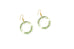 Splendette Earrings | Clear Heavy Carve Pistachio