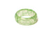 Splendette Clear Heavy Carve Pistachio CLASSIC Wide Bangle