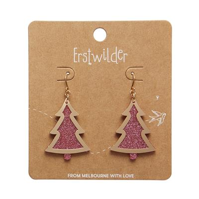 Erstwilder Essentials - Merry Kitschmas | Pink Christmas Tree Drop Gold