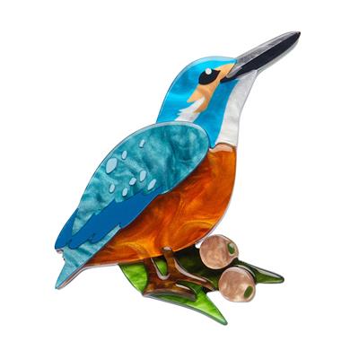 Erstwilder Brooch - Australiana | Flash the Kingfisher