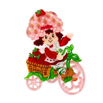 Erstwilder Brooch - Strawberry Shortcake | Strawberry Adventures Await