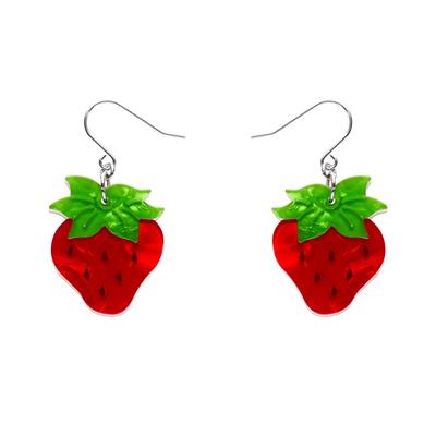 Erstwilder  Earrings - Strawberry Shortcake | Darling Strawberry Drop