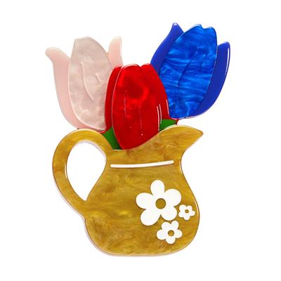 Erstwilder Brooch - Hoppy Easter | Trio of Tulips