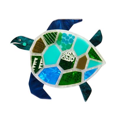 Erstwilder Brooch - Clare Youngs | A Turtle Named Groan