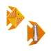 Erstwilder Hair Clips 2pc - Origami The Memorable Goldfish