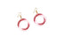 Splendette Earrings | Clear Heavy Carve Candyfloss