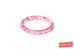 Splendette Clear Heavy Carve Candyfloss DUCHESS Narrow Bangle