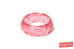 Splendette Clear Heavy Carve Candyfloss DUCHESS Wide Bangle