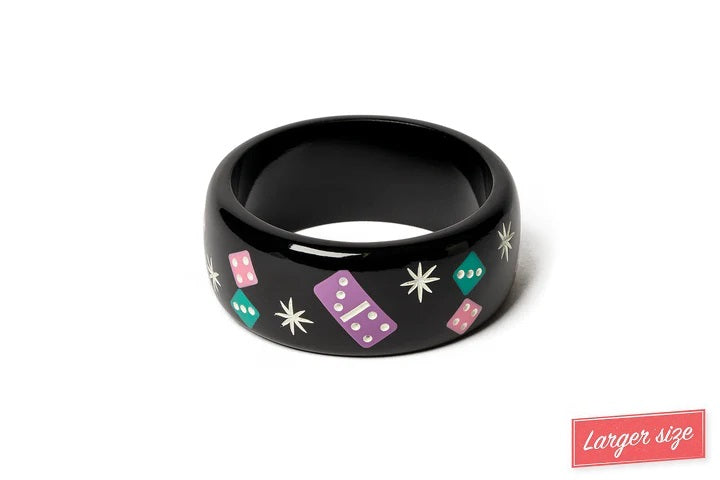 PRE-ORDER Splendette Dominos & Dice Pips DUCHESS Wide Bangle