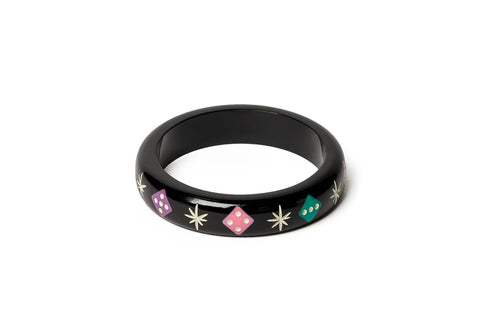 PRE-ORDER Splendette Dominos & Dice Pips CLASSIC Midi Bangle