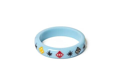 PRE-ORDER Splendette Dominos & Dice Spinner CLASSIC Midi Bangle