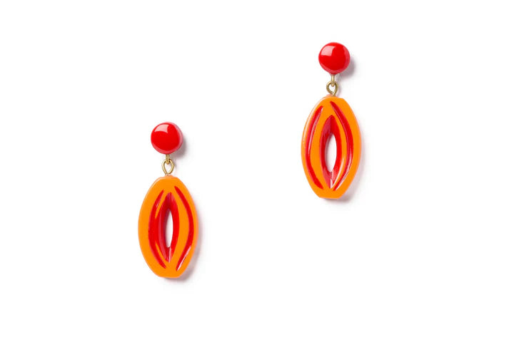 Splendette Earrings | Tropical Guava